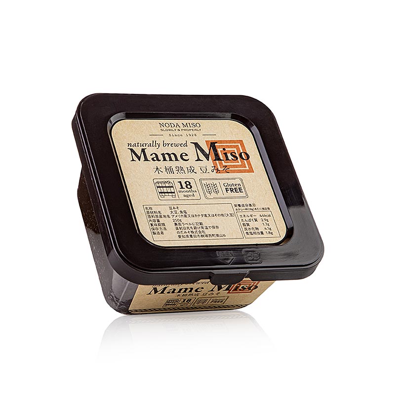 Mame Miso-pasta, mørk sojabønnepasta, Masuzuka, Japan, 250 g