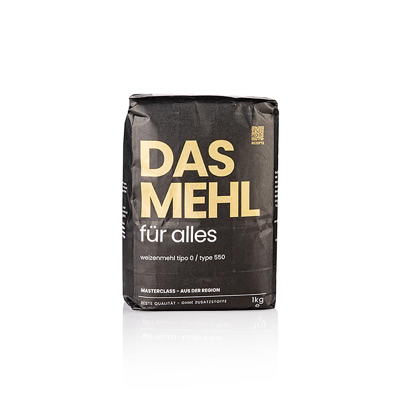 DAS MEHL, Typo 0 / Type 550, hvedemel til alt, Tyskland, 1 kg