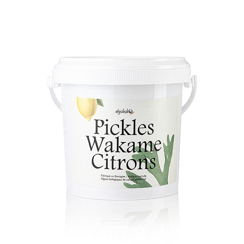 Pickles Wakame Citrons – Wakame-tang med citron, Algolesko, økologisk, 1 kg
