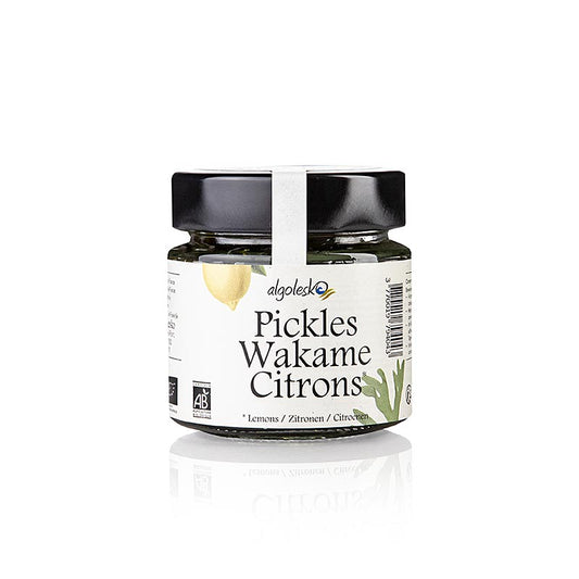 Pickles Wakame Citrons – Wakame-tang med citron, Algolesko, økologisk, 110 g