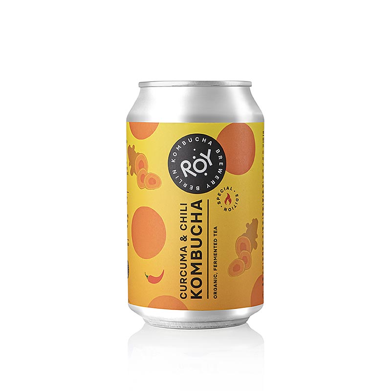 ROY Curcuma & Chili Kombucha Berlin, økologisk, 330 ml