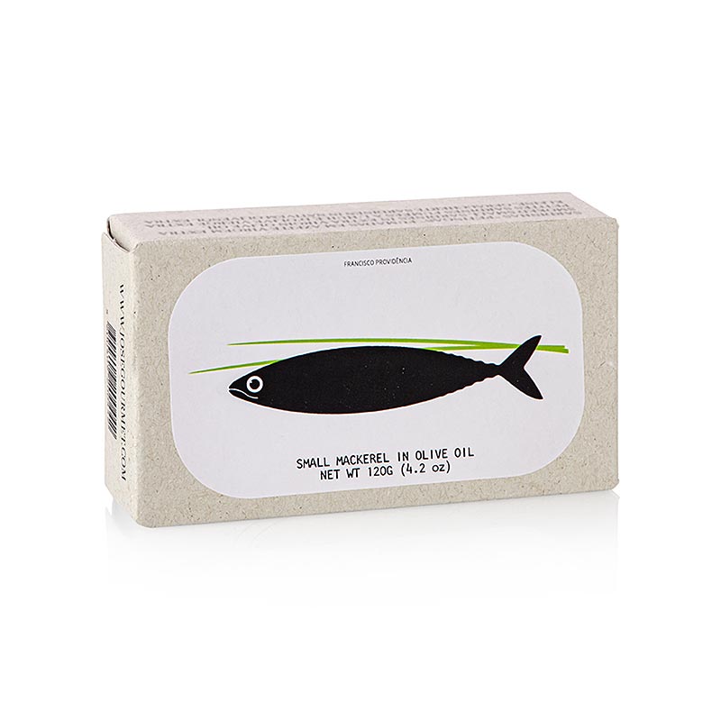 Makrel "Caballitas", hel, lille, i olivenolie, Jose Gourmet, 120 g
