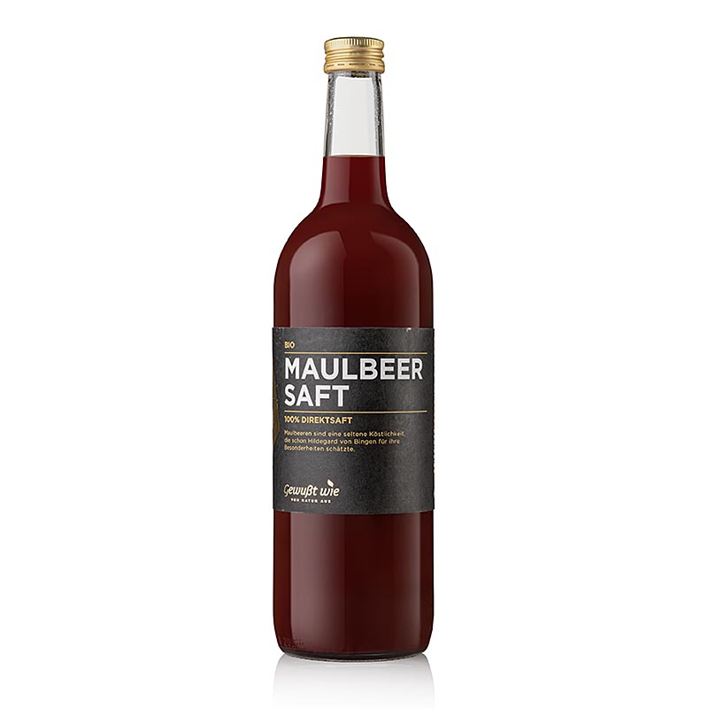 Direktepresset sort morbærsaft, Hildegard von Bingen, Granar, økologisk, 750 ml