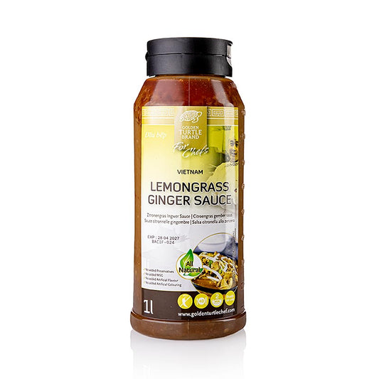 Citrongræs-ingefær-saucebase, Golden Turtle, 1 l