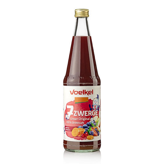 Voelkel "7 Zwerge" flerfrugtsaft, økologisk og vegansk, 700 ml