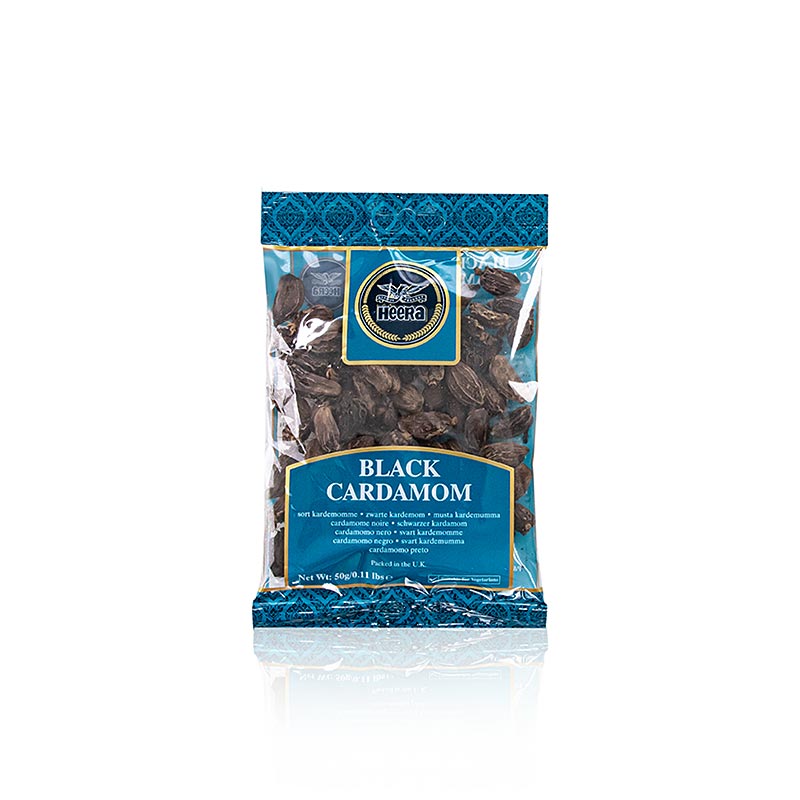 Kardemomme, hel, sort, Heera, 50 g
