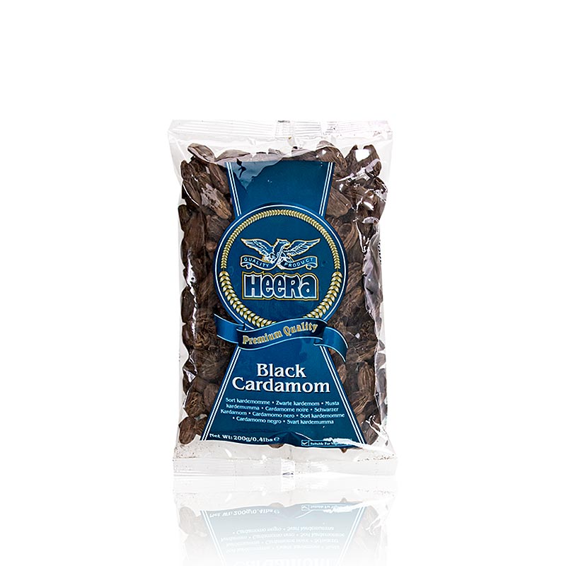 Kardemomme, hel, sort, Heera, 200 g